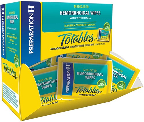 Preparation H Dispenser Totables with Aloe
