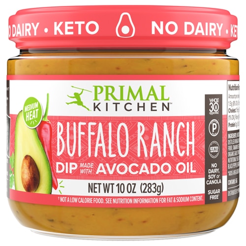 Primal Kitchen Buffalo Sauce, Medium Heat - 8.5 oz