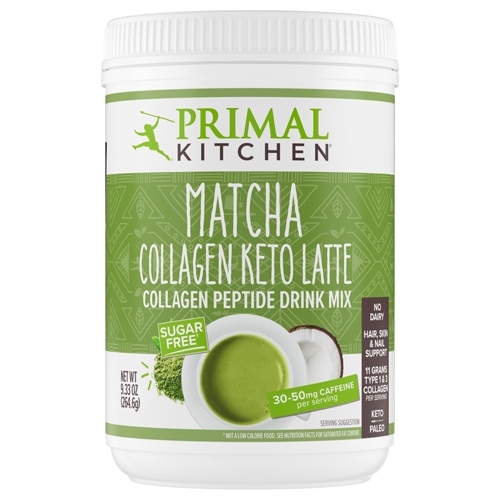 Primal Kitchen Collagen Keto Latte Matcha -- 9.33 oz - Vitacost