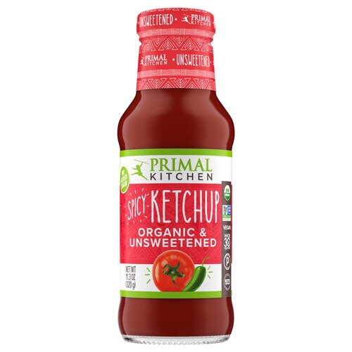 Primal Kitchen Spicy Ketchup Organic and Unsweetened -- 11.3 oz