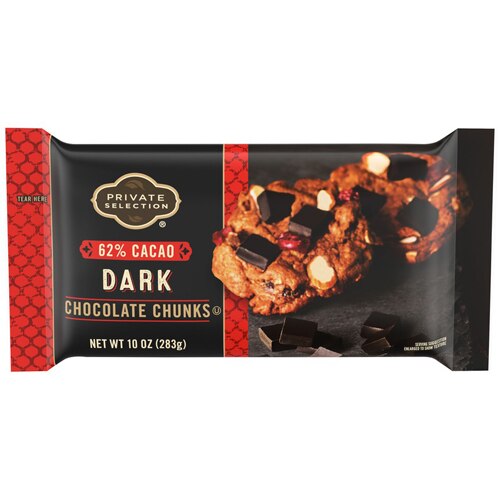 Private Selection Dark Chocolate Chunks 62% Cacao -- 10 oz