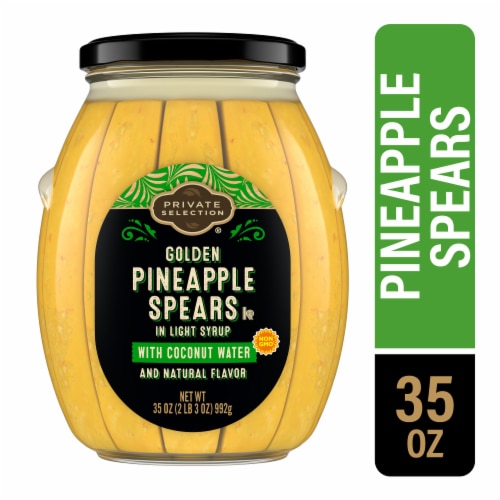 Private Selection Pineapple Spears in Light Syrup With Coconut Water
