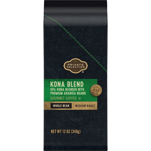 Private Selection Whole Bean Coffee Medium Roast Kona Blend