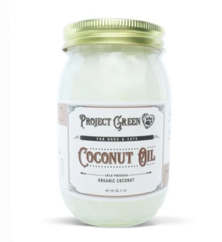 Project Green Pet Safe Coconut Oil Organic Cold Pressed for Dogs & Cats