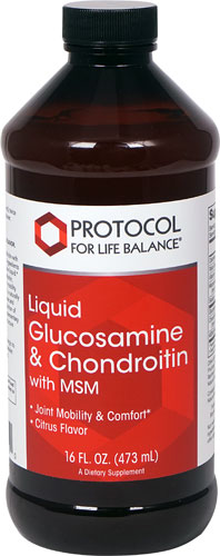 Protocol For Life Balance Liquid Glucosamine & Chondroitin with MSM Citrus