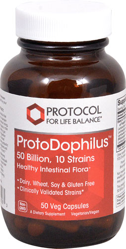 Protocol For Life Balance ProtoDophilus™ -- 50 billion - 50 Veg Capsules