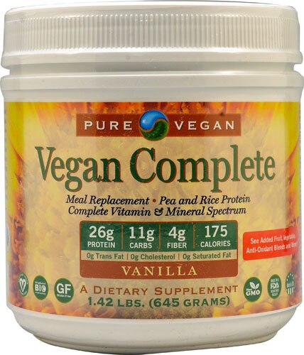 Pure Advantage Vegan Complete Meal Replacement Vanilla -- 1.42 lbs