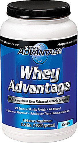 Pure Advantage Whey Advantage Protein Powder Vanilla 2 2 Lbs