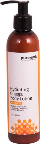 Pure Emu Hydrating Omega Body Lotion -- 8 fl oz