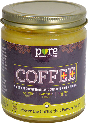 Pure Indian Foods Coffee plus Creamer Cultured Ghee & MCT Oil -- 8.5 fl oz