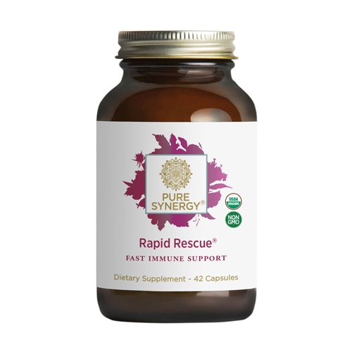 Pure Synergy Organic Rapid Rescue -- 42 Capsules