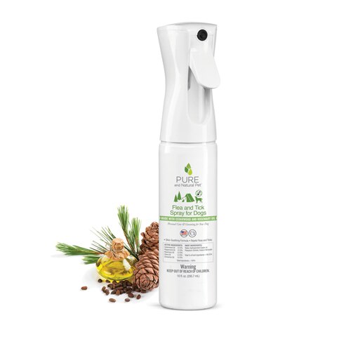 Pure and Natural Pet Dog Flea & Tick Spray