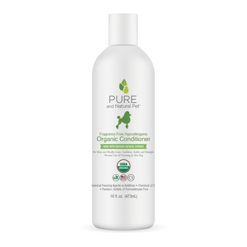 Pure and Natural Pet Organic Dog Conditioner Hypoallergenic Fragrance Free
