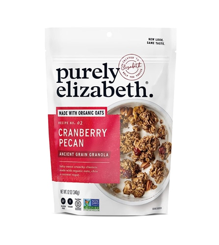 Purely Elizabeth Ancient Grain Granola Gluten Free Cranberry Pecan -- 12 oz