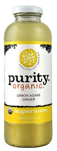 Purity Organic Superjuice Lemon Agave Ginger -- 14 fl oz