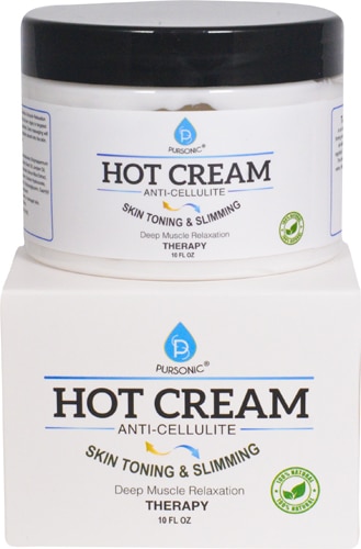 Pursonic Anti-Cellulite &amp; Muscle Relaxation Hot Cream -- 10 fl oz