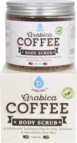 Pursonic Arabica Coffee Body Scrub -- 14 fl oz
