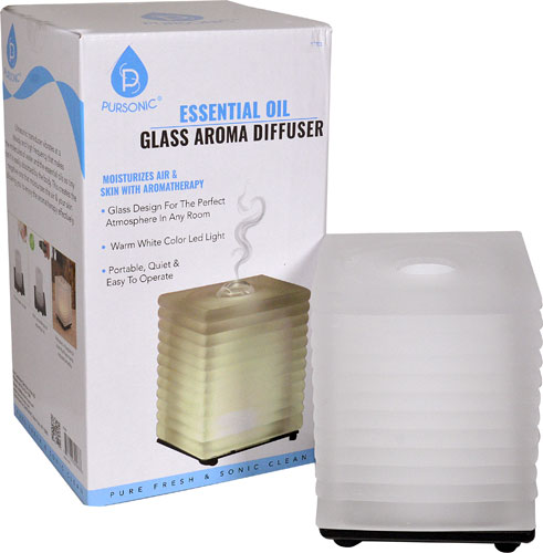 Pursonic Essential Oil Glass Aroma Diffuser -- 1 Diffuser