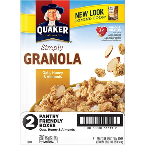 Quaker Simply Granola Oats, Honey & Almond