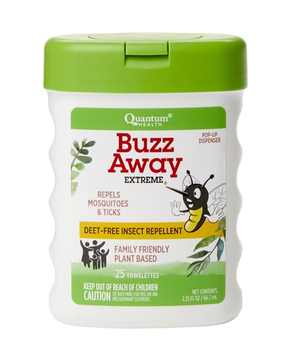 Quantum Buzz Away Extreme Repellent Pop-Up Towelette Dispenser