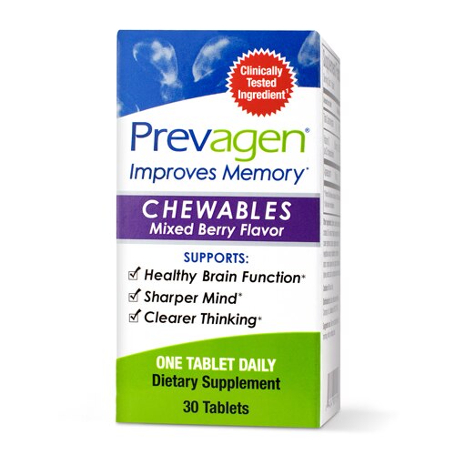 Quincy Bioscience Prevagen® Chewables Mixed Berry -- 30 Tablets