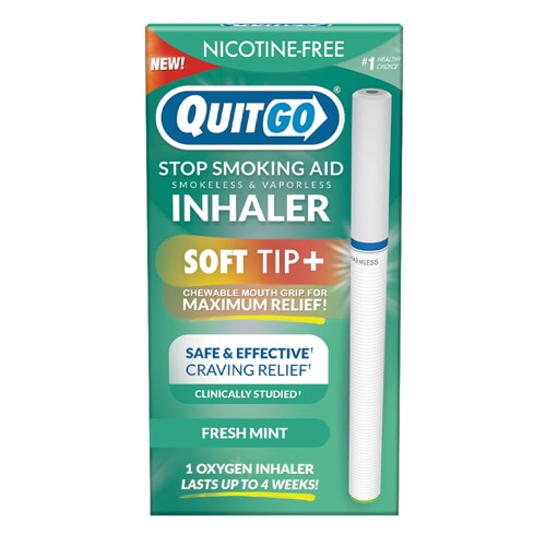 QuitGo Soft-Tip Inhaler Fresh Mint -- 1 Inhaler