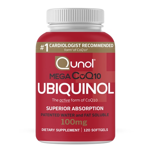 Qunol Mega CoQ10 -- 100 mg - 120 Softgels