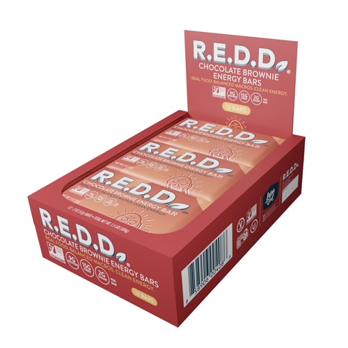 R.e.d.d. Plant-Based Protein Bar Chocolate -- 12 Bars