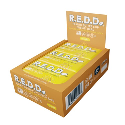 R.e.d.d. Superfood Energy Bar Peanut Butter Cup -- 12 Bars