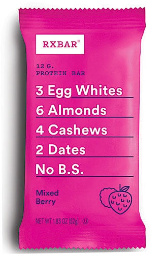 RXBAR 12 G. Protein Bar Mixed Berry -- 12 Bars