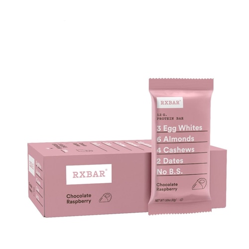 RXBAR 12g Protein Bar Chocolate Raspberry - 12 ct