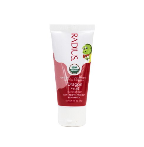 Radius Kid's Organic Toothpaste Tirial Size Dragon Fruit -- 0.8 oz