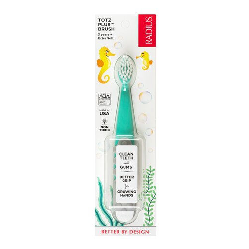 Radius Toothbrush - Totz Plus Brush 3 years + Extra Soft -- 1 Toothbrush