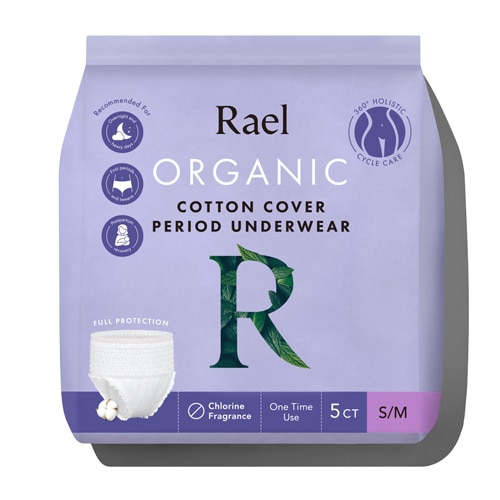 Rael Disposable Period Underwear - 5 Pairs - S-MD