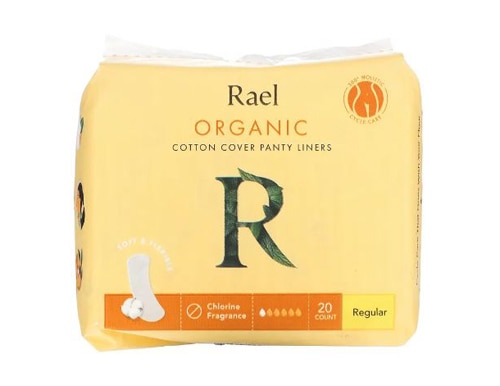 Rael Organic Cotton Menstrual Liner Pads -- 20 Pads - Vitacost