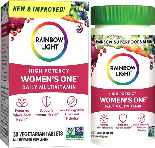 Rainbow Light High Potency Women's One Daily Multivitamin -- 30 Vegetarian Tablets