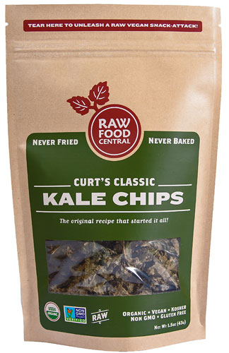 Raw Food Central Organic Kale Chips Gluten Free Curt's Classic -- 1.5 oz