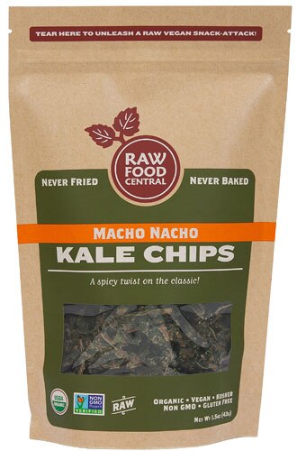 Raw Food Central Organic Kale Chips Gluten Free Macho Nacho -- 1.5 oz