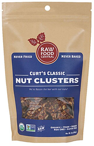 Raw Food Central Organic Nut Clusters Gluten Free Curt's Classic -- 3.5 oz