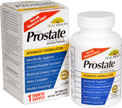 Real Health Prostate Formula with Saw Palmetto -- 90 Tablets