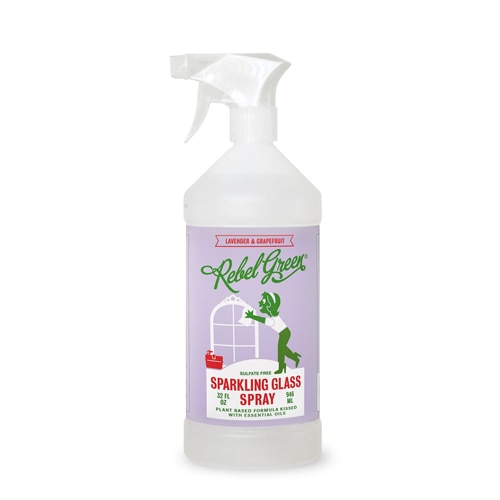 Rebel Green Sparkling Glass Spray Lavender & Grapefruit -- 32 fl oz