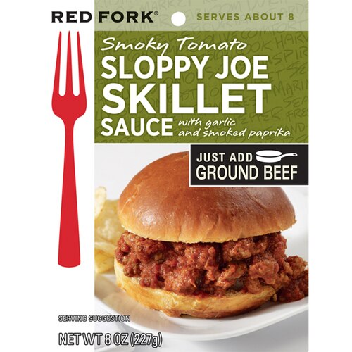 Red Fork Skillet Sauce Smoky Tomato Sloppy Joe with Fresh Garlic and Smoked Paprika -- 8 oz