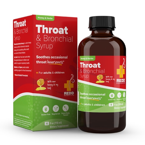 Redd Remedies Throat and Bronchial Syrup Honey