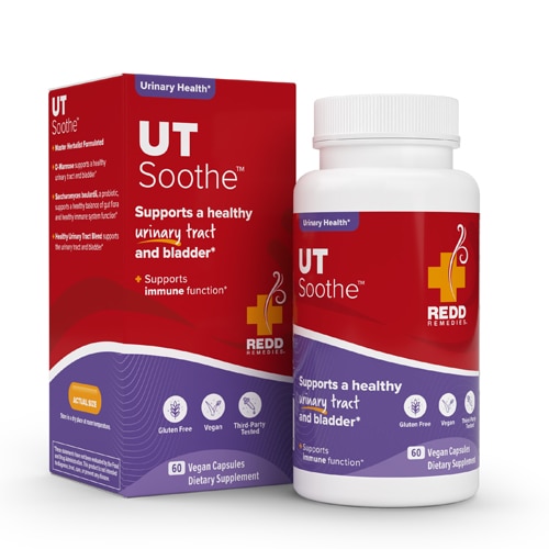Redd Remedies UT Soothe With Probiotics -- 60 Vegetarian Capsules