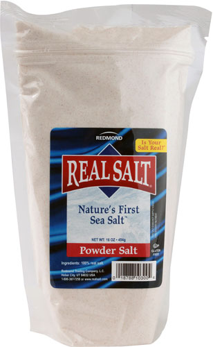 Redmond Real Salt Nature's First Sea Salt™ Powder Salt Pouch -- 1 lb