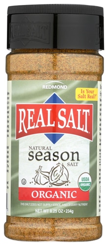 Real Salt Organic Season Salt - 8.25 oz jar