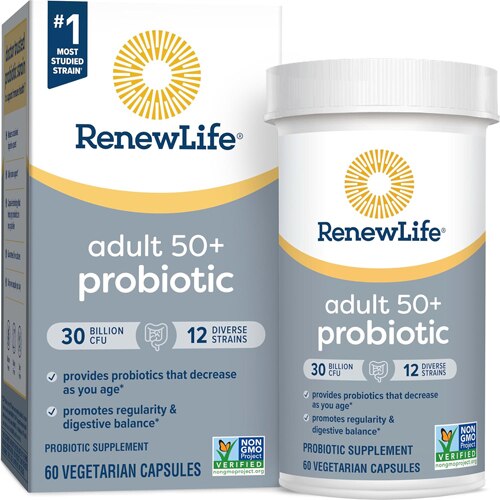 Renew Life Ultimate Flora™ 50 plus Probiotic -- 30 billion CFU - 60 Vegetarian Capsules