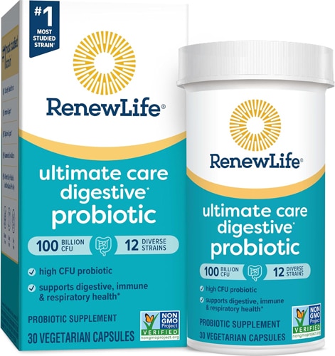 Renew Life Ultimate Flora™ Ultimate Care Probiotic -- 100 billion CFUs - 30 Vegetarian Capsules