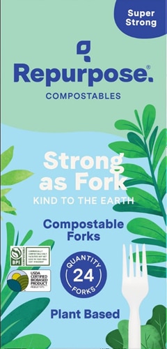 Repurpose Compostable Disposable Forks BPA Free