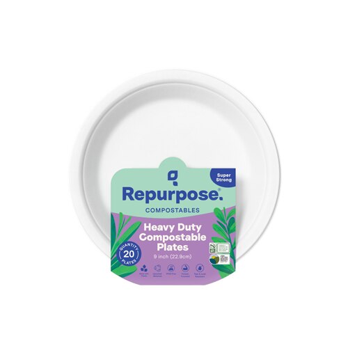 Repurpose Compostable Plates 9 inch -- 20 Plates